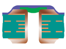 Tented and Covered –
                        Single-Sided PCB