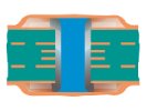 Via riempita e coperta Tipo VI-b PCB bifacciale riempito e coperto