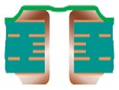 Via Tentata Tipo I-a PCB monofacciale