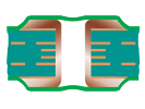 Via Tented Tipo I-b PCB a doppia faccia
